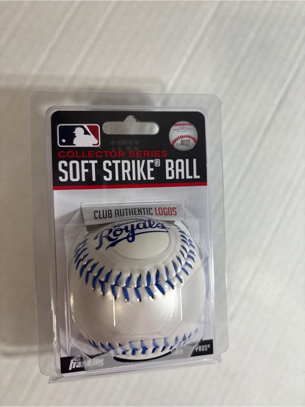 MLB Kansas City Royals Soft Strike Ball - White/Blue